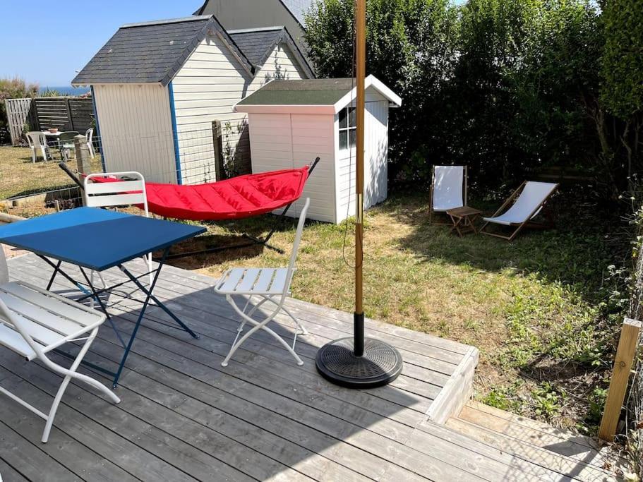 La Cabine Vue Mer Luc-sur-Mer Bagian luar foto