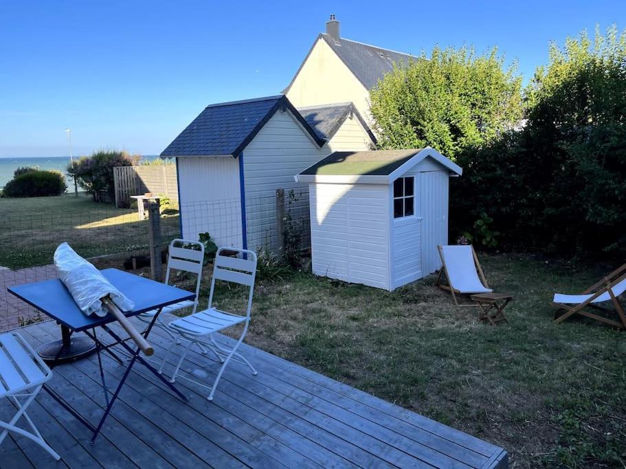 La Cabine Vue Mer Luc-sur-Mer Bagian luar foto