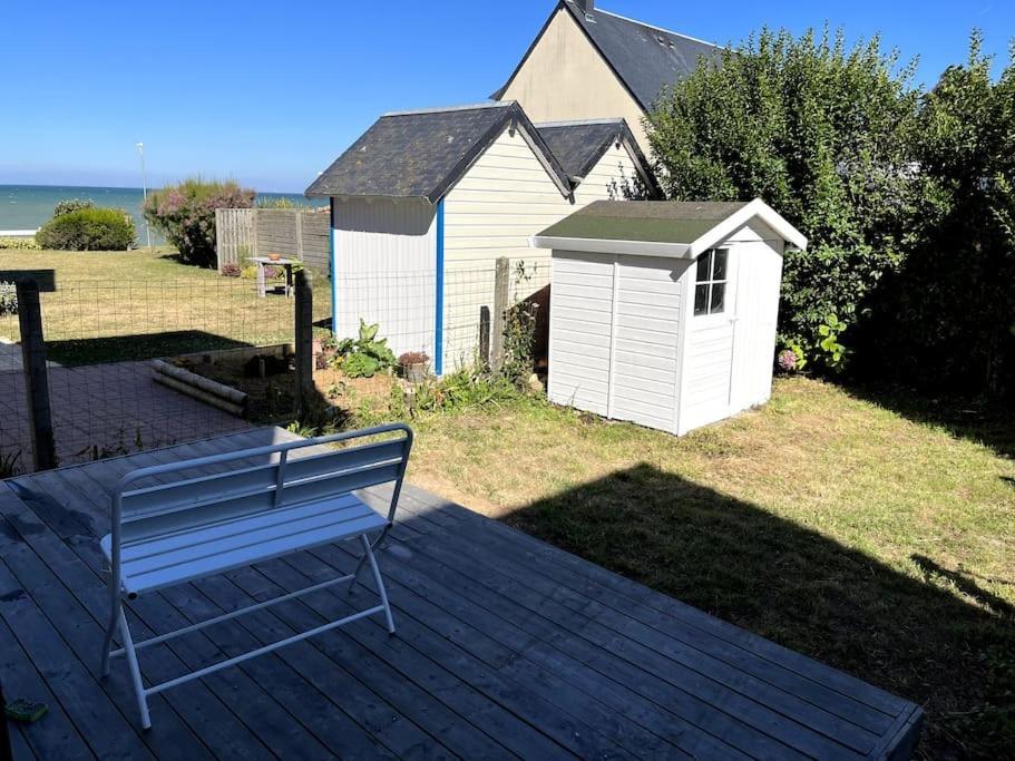 La Cabine Vue Mer Luc-sur-Mer Bagian luar foto